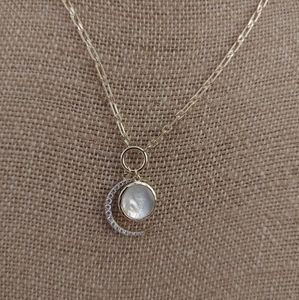 18 in gold charm necklace.